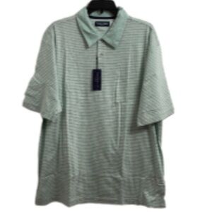 NWT Austin Reed London Shade of Mint Green Striped Shirt Men’s Size XXL